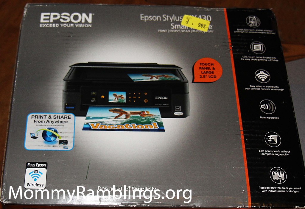 Epson Stylus NX430, SmallinOne Printer Review!!! Mommy Ramblings