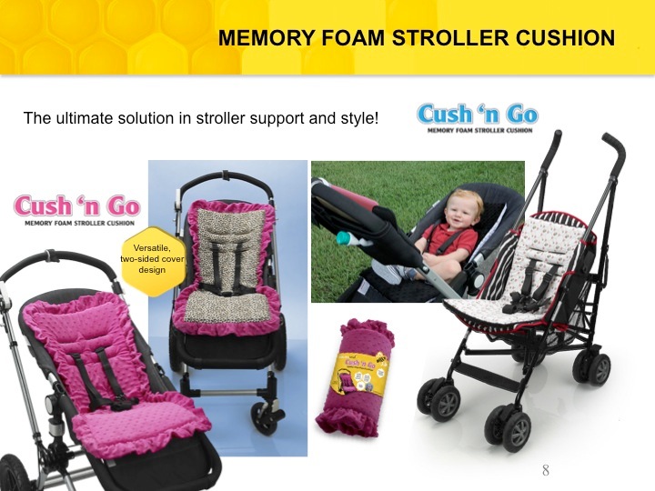 memory foam stroller