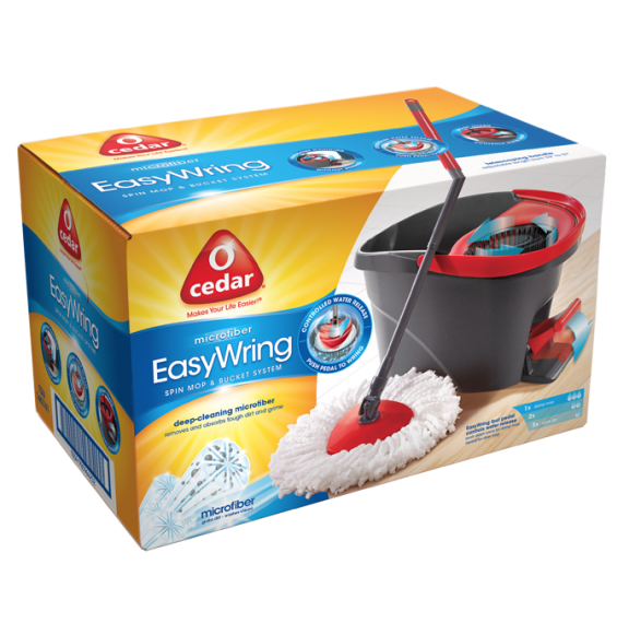 O-Cedar Easy Wring Spin Mop &amp; Bucket System Review and Giveaway ...