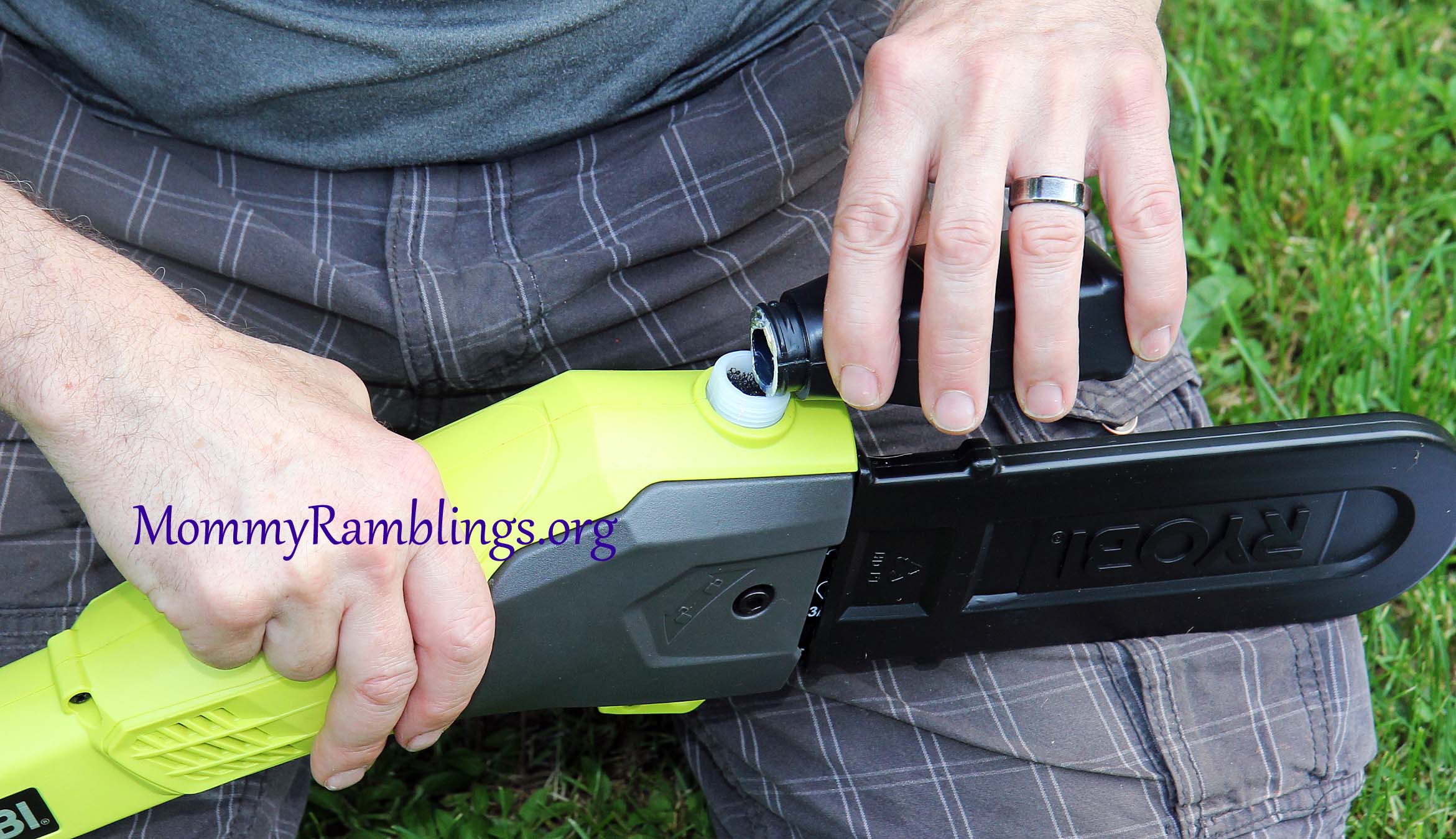 Ryobi One+ 18 Volt Lithium Pole Saw Review and Giveaway!!! Mommy Ramblings