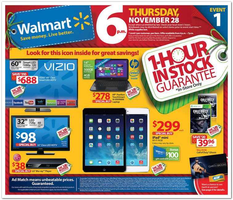 Walmart Releases Largest Black Friday Ad!!! Early Shopping Online - What Stores Have Online Black Friday Deals