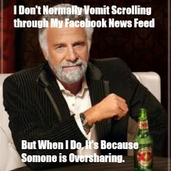 Word to the Facebook Oversharers-Thanks For Not Sharing