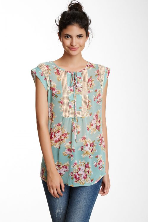 Daniel Rainn Crochet Trim Top Mommy Ramblings